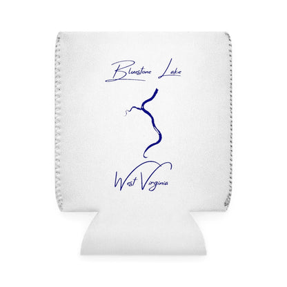 West  Virginia  Bluestone  Lake  Can  Koozie  front  position  view  from  front-1  white.webp