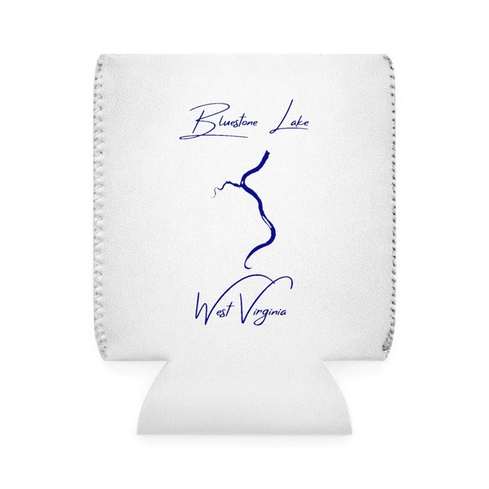 West  Virginia  Bluestone  Lake  Can  Koozie  front  position  view  from  front-1  white.webp