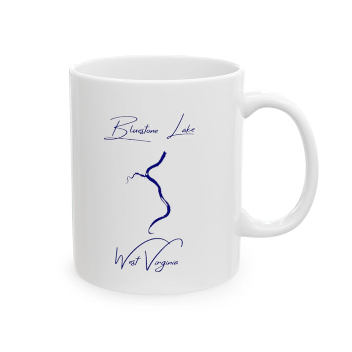 West  Virginia  Bluestone  Lake  Ceramic  Mug  other  position  view  from  right  11oz.webp
