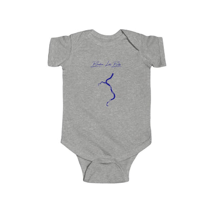 West  Virginia  Bluestone  Lake  Onesie  front  position  view  from  front  heather.webp