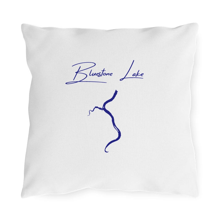 West  Virginia  Bluestone  Lake  Outdoor  Pillow  front  position  view  from  front  16  x  16.webp