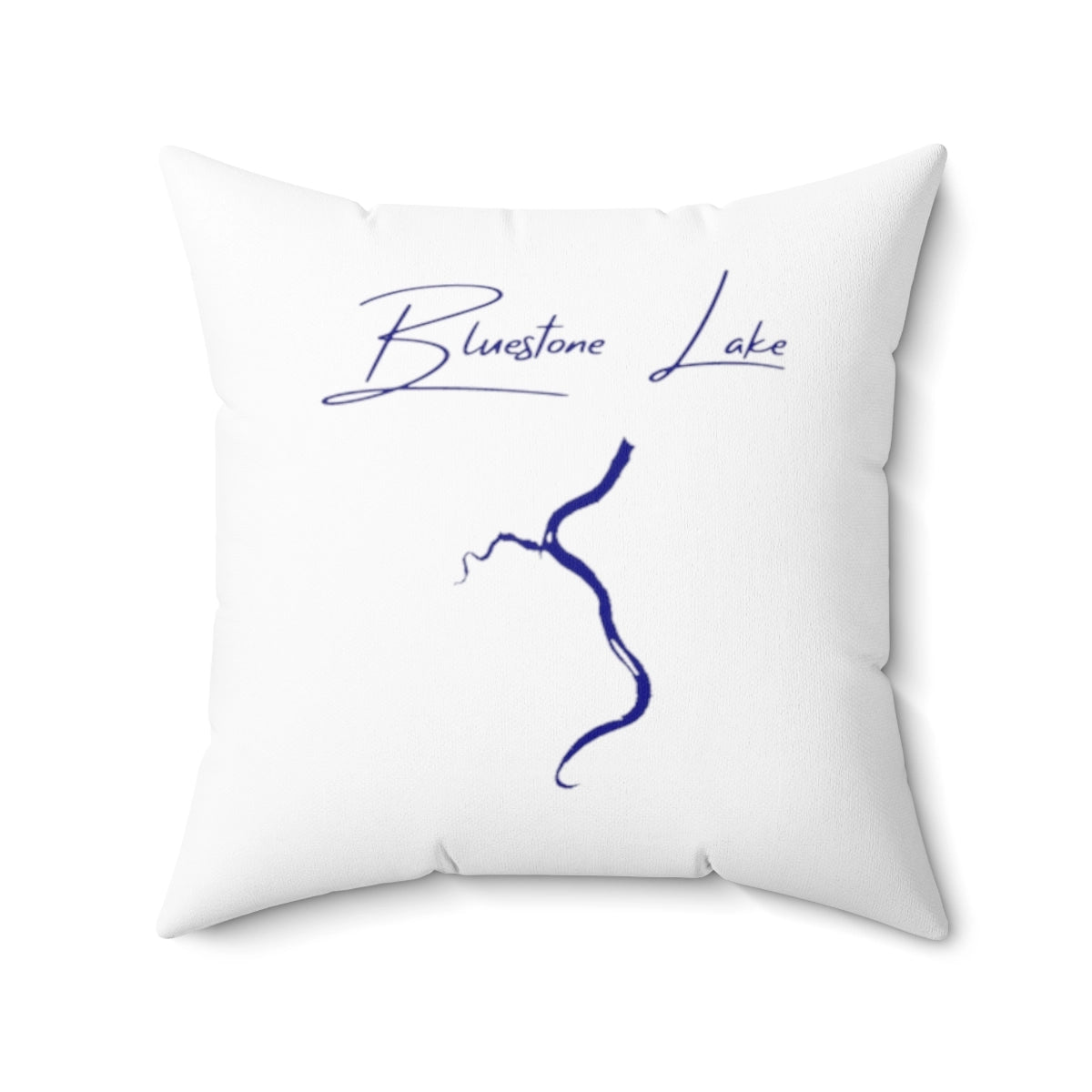 West  Virginia  Bluestone  Lake  Pillow  front  position  view  from  front  20  x  20.webp