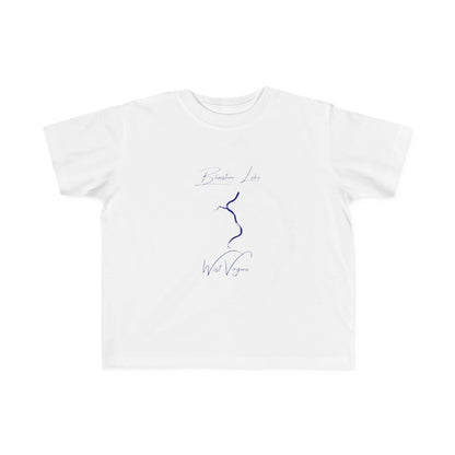 West  Virginia  Bluestone  Lake  Toddler  T-shirt  front  position  view  from  front  white.webp