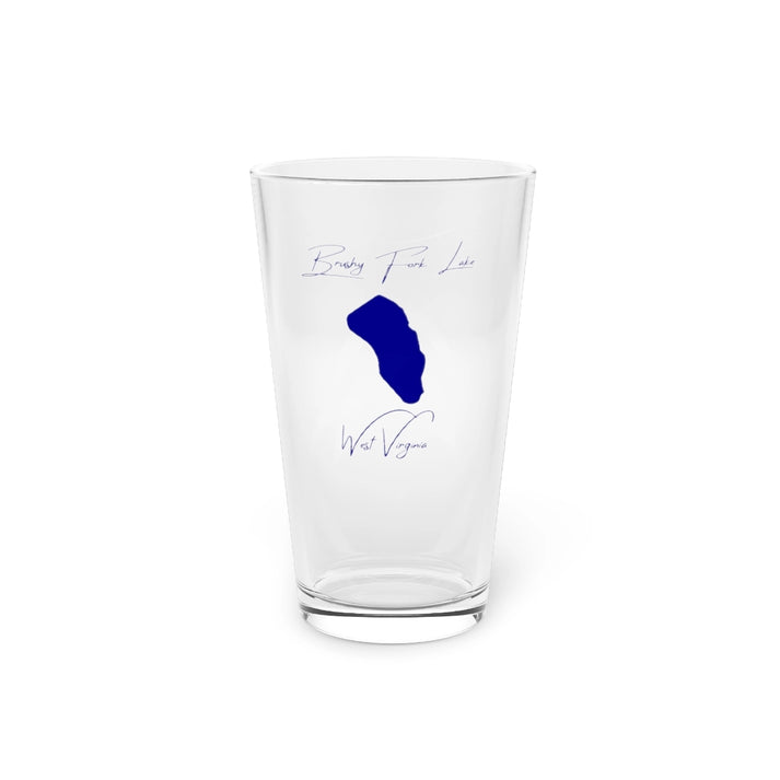 West  Virginia  Brushy  Fork  Lake  16oz  Pint  Glass  front  position  view  from  front  16oz.webp