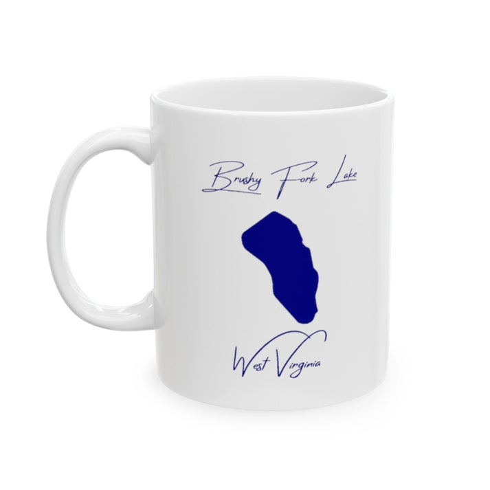 West  Virginia  Brushy  Fork  Lake  Ceramic  Mug  other  position  view  from  left  11oz.webp