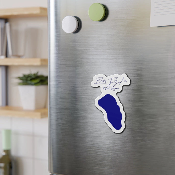 West  Virginia  Brushy  Fork  Lake  Die  Cut  Magnet  front  position  view  from  context-2  4  x  4.webp