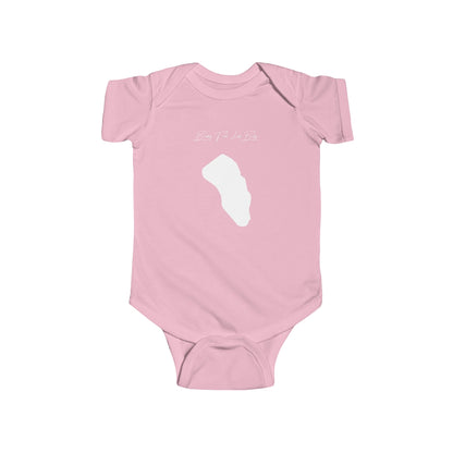 West  Virginia  Brushy  Fork  Lake  Onesie  front  position  view  from  front  pink.webp