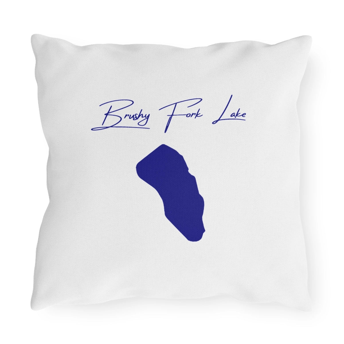 West  Virginia  Brushy  Fork  Lake  Outdoor  Pillow  back  position  view  from  back  16  x  16.webp