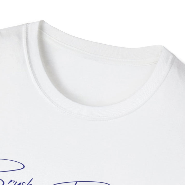 West  Virginia  Brushy  Fork  Lake  T-shirt  other  position  view  from  front-collar-closeup  white.webp