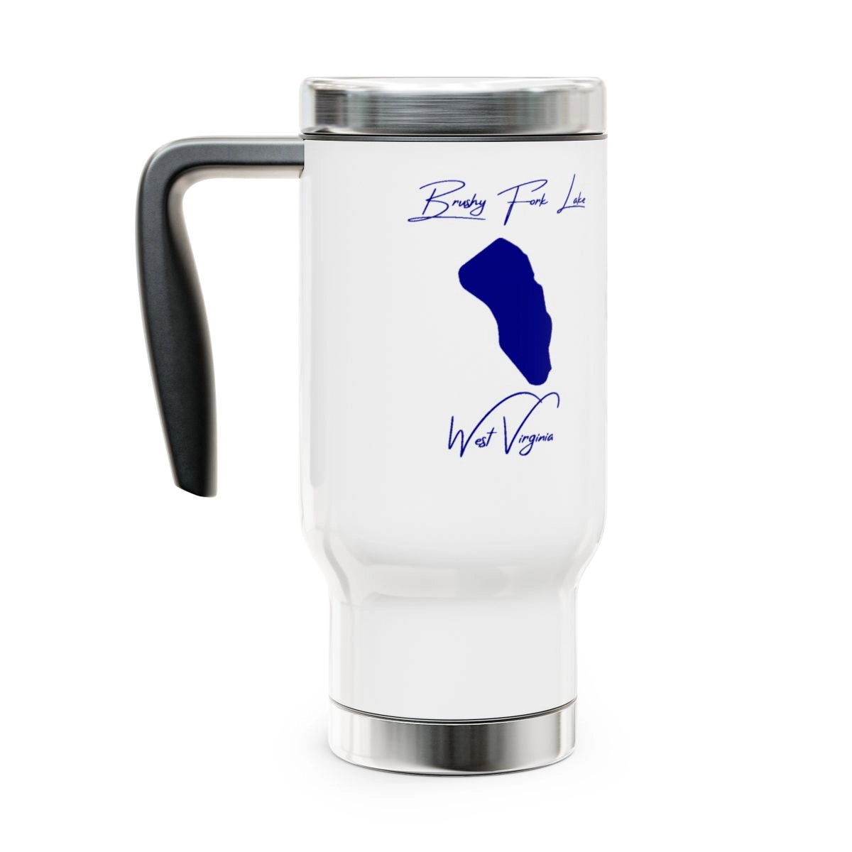 West  Virginia  Brushy  Fork  Lake  Travel  Mug  other  position  view  from  left  14oz.webp