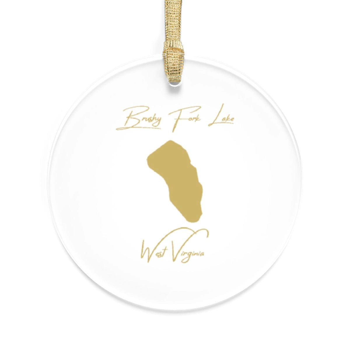 West  Virginia  Brushy  Fork  Lake  Tree  Ornament  other  position  view  from  front  round.webp