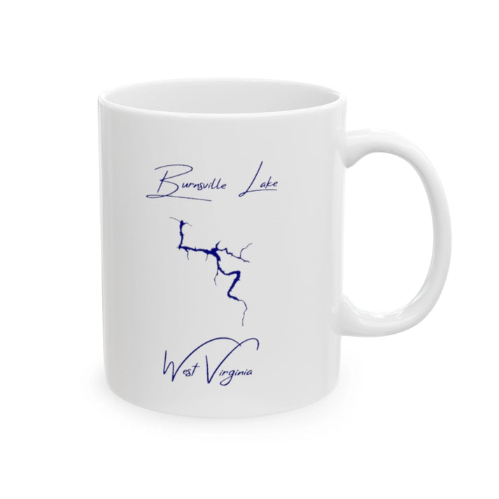 West  Virginia  Burnsville  Lake  Ceramic  Mug  other  position  view  from  right  11oz.webp