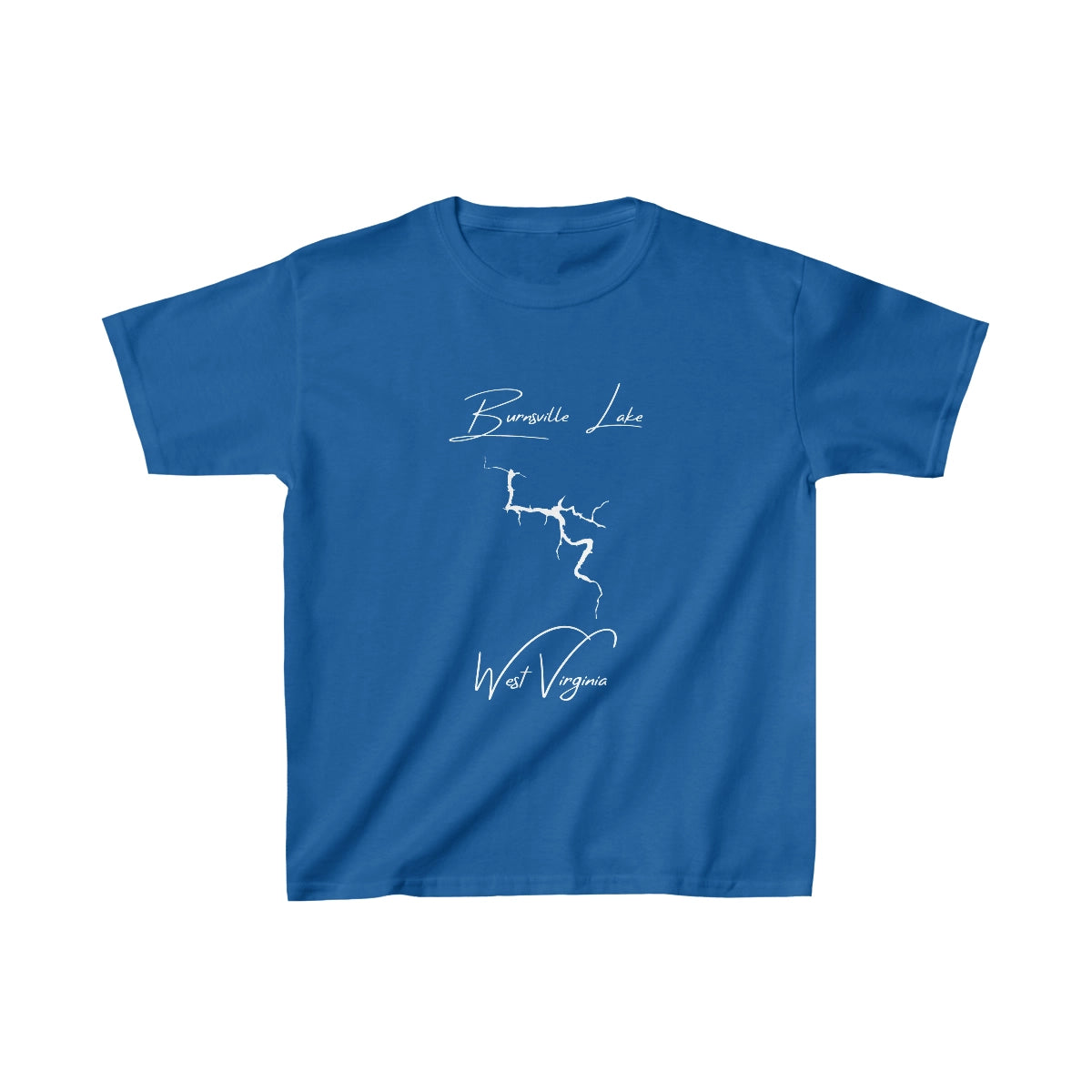 West  Virginia  Burnsville  Lake  Youth  T-shirt  front  position  view  from  front  royal.webp