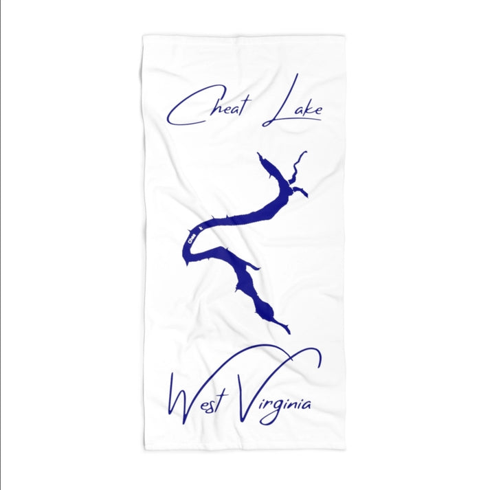 West  Virginia  Cheat  Lake  Beach  Towel  front  position  view  from  front  36  x  72.webp