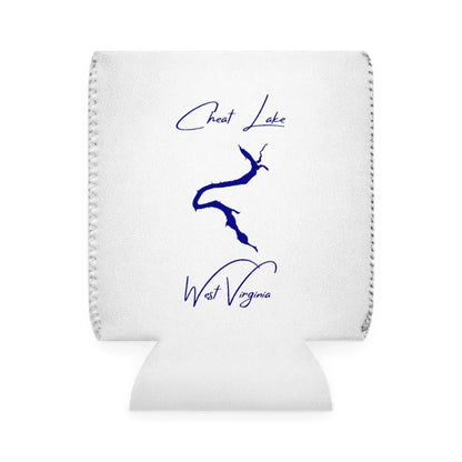 West  Virginia  Cheat  Lake  Can  Koozie  front  position  view  from  front-1  white.webp