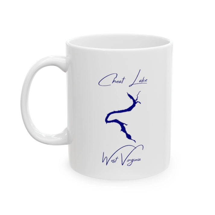 West  Virginia  Cheat  Lake  Ceramic  Mug  other  position  view  from  left  11oz.webp