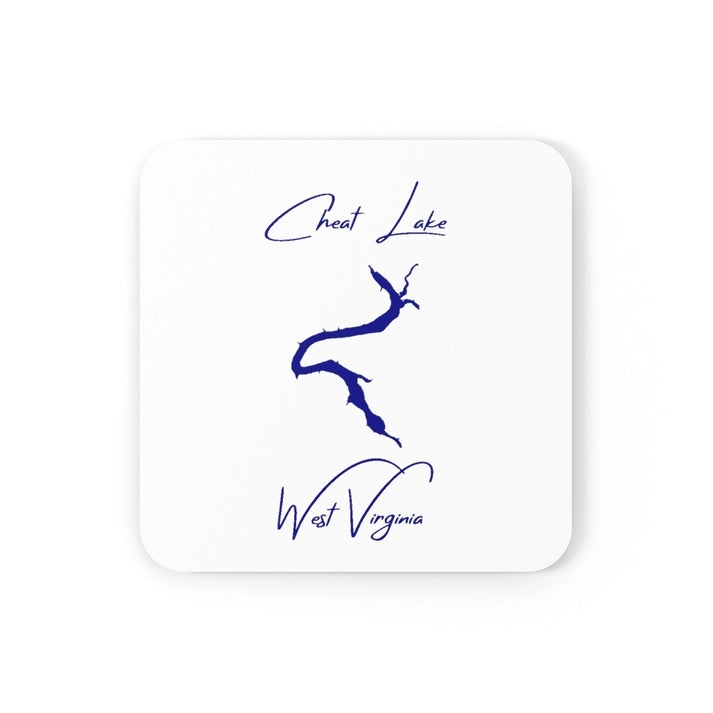 West  Virginia  Cheat  Lake  Coaster  Set  front  position  view  from  front  3.75  x  3.75.webp