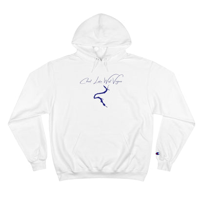 West  Virginia  Cheat  Lake  Hoodie  front  position  view  from  front  white.webp