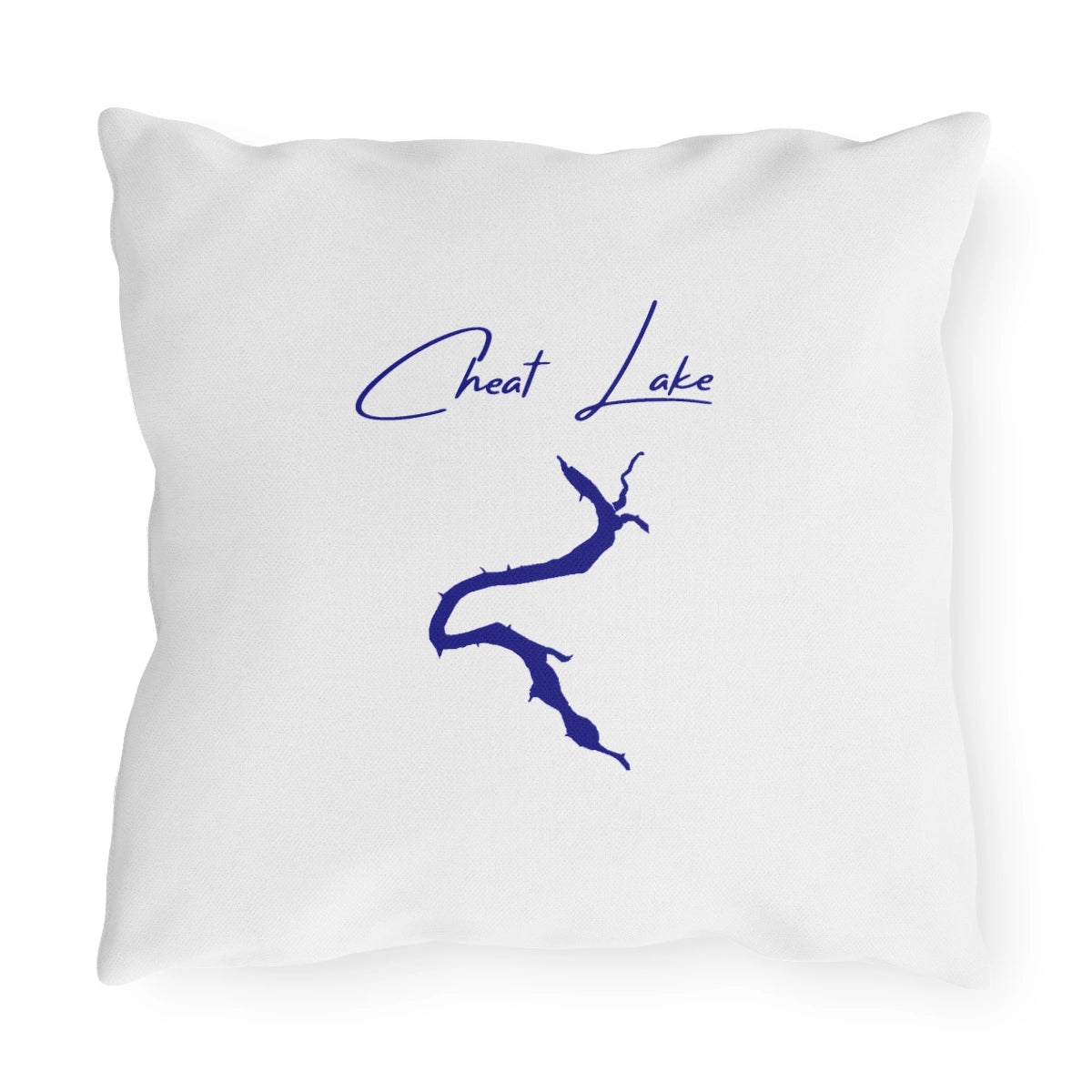 West  Virginia  Cheat  Lake  Outdoor  Pillow  back  position  view  from  back  16  x  16.webp