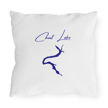 West  Virginia  Cheat  Lake  Outdoor  Pillow  back  position  view  from  back  16  x  16.webp
