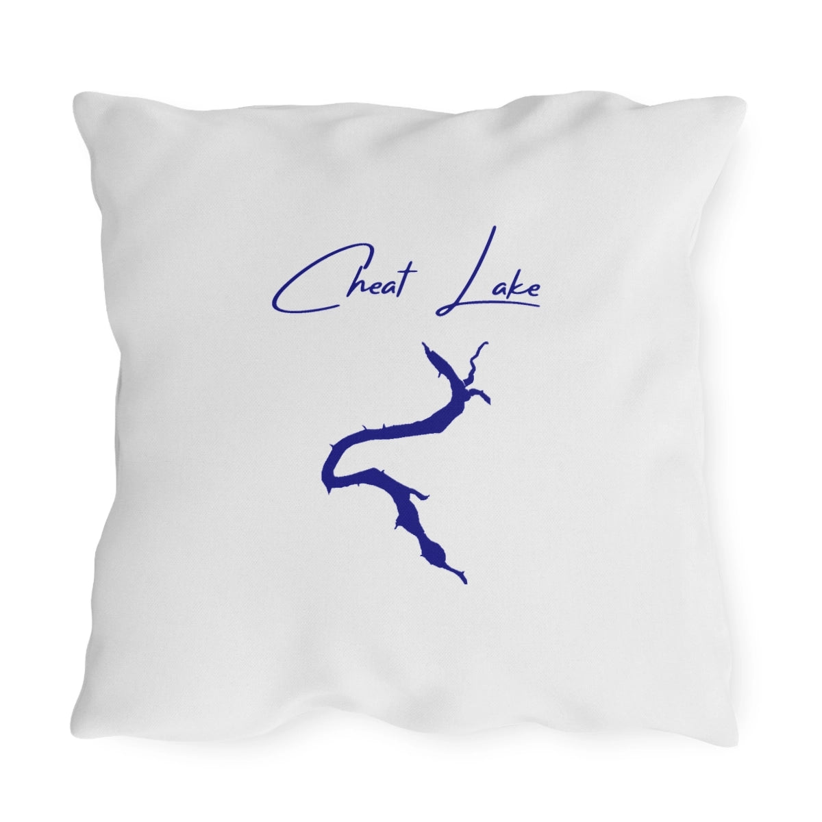 West  Virginia  Cheat  Lake  Outdoor  Pillow  back  position  view  from  back  20  x  20.webp