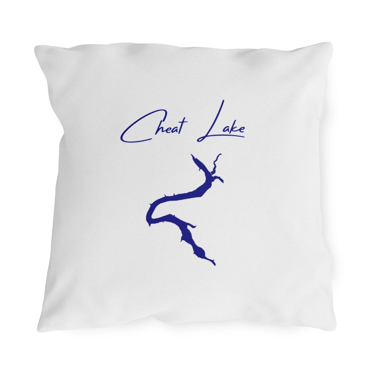 West  Virginia  Cheat  Lake  Outdoor  Pillow  front  position  view  from  front  18  x  18.webp