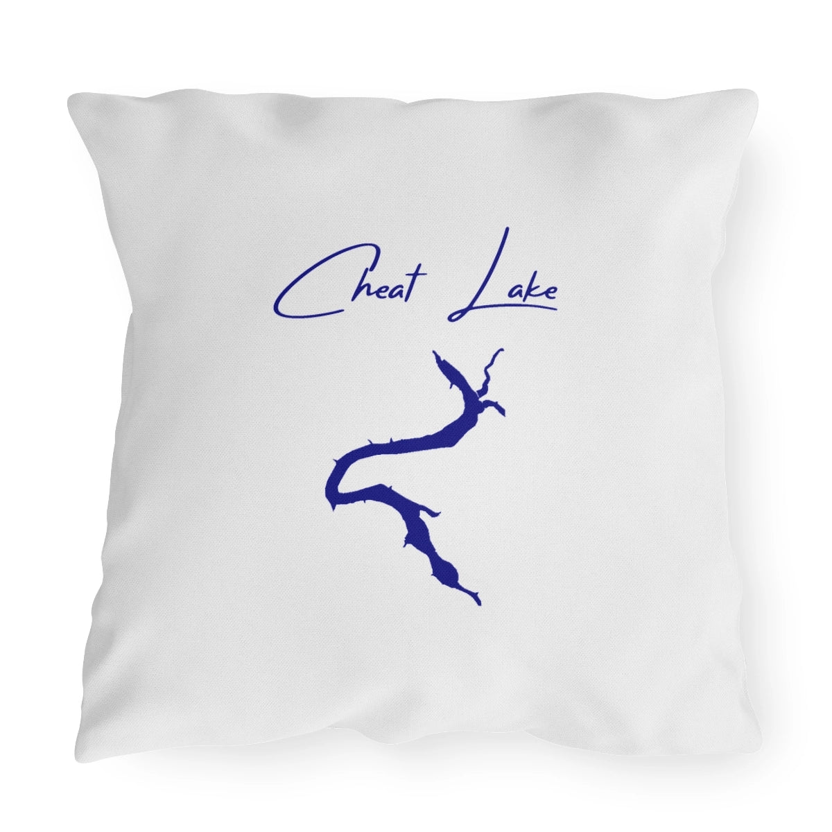West  Virginia  Cheat  Lake  Outdoor  Pillow  front  position  view  from  front  20  x  20.webp