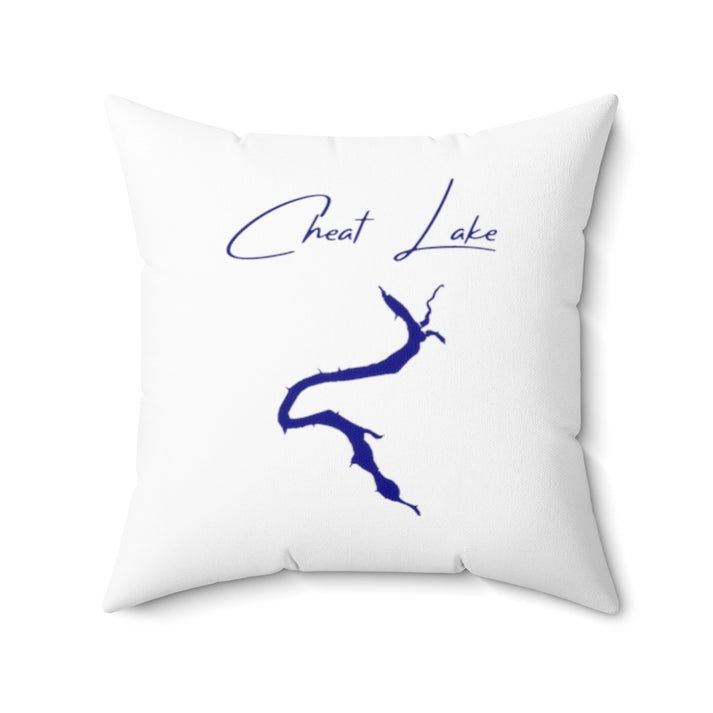 West  Virginia  Cheat  Lake  Pillow  front  position  view  from  front  20  x  20.webp