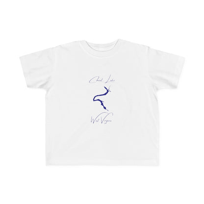 West  Virginia  Cheat  Lake  Toddler  T-shirt  front  position  view  from  front  white.webp