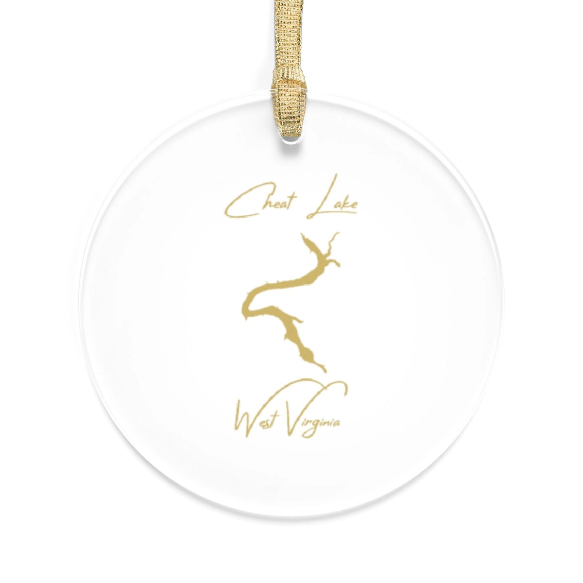 West  Virginia  Cheat  Lake  Tree  Ornament  other  position  view  from  front  round.webp