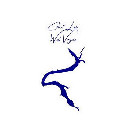 West  Virginia  Cheat  Lake  Vinyl  Decal  other  position  view  from  front  4  x  6.webp