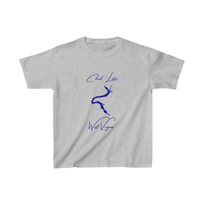 West  Virginia  Cheat  Lake  Youth  T-shirt  front  position  view  from  front  sport  grey.webp