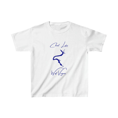 West  Virginia  Cheat  Lake  Youth  T-shirt  front  position  view  from  front  white.webp