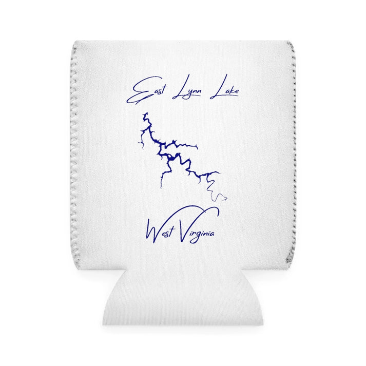 West  Virginia  East  Lynn  Lake  Can  Koozie  front  position  view  from  front-1  white.webp