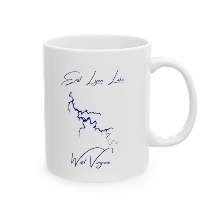West  Virginia  East  Lynn  Lake  Ceramic  Mug  other  position  view  from  right  11oz.webp