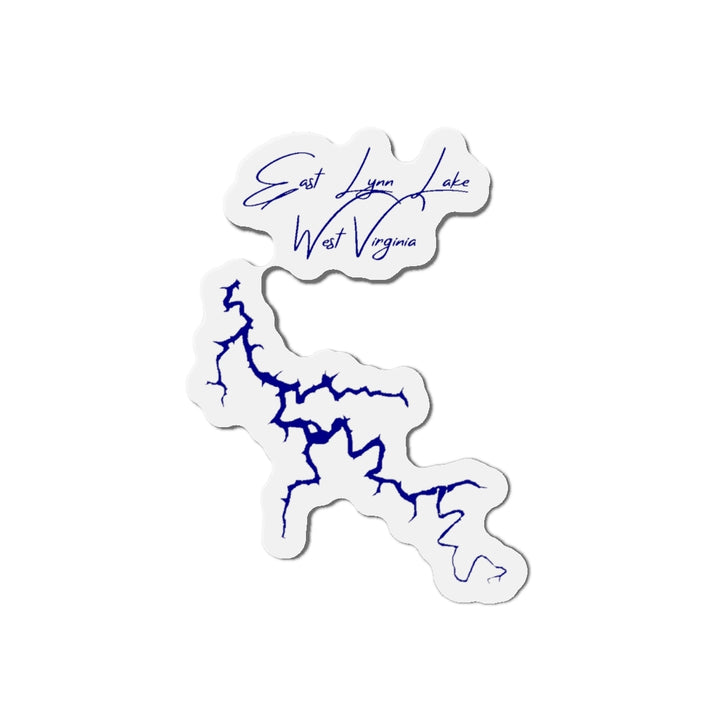 West  Virginia  East  Lynn  Lake  Die  Cut  Magnet  front  position  view  from  front  4  x  4.webp