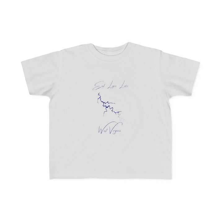 West  Virginia  East  Lynn  Lake  Toddler  T-shirt  front  position  view  from  front  silver.webp