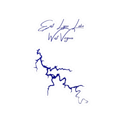 West  Virginia  East  Lynn  Lake  Vinyl  Decal  other  position  view  from  front  4  x  6.webp