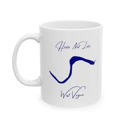 West  Virginia  Hawks  Nest  Lake  Ceramic  Mug  other  position  view  from  left  11oz.webp