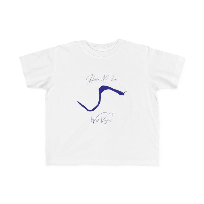 West  Virginia  Hawks  Nest  Lake  Toddler  T-shirt  front  position  view  from  front  white.webp