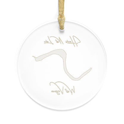 West  Virginia  Hawks  Nest  Lake  Tree  Ornament  other  position  view  from  back  round.webp