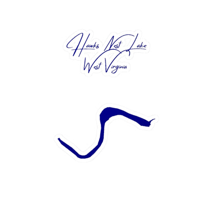 West  Virginia  Hawks  Nest  Lake  Vinyl  Decal  other  position  view  from  front  4  x  6.webp
