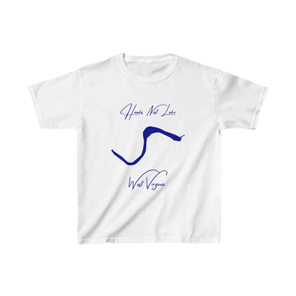 West  Virginia  Hawks  Nest  Lake  Youth  T-shirt  front  position  view  from  front  white.webp