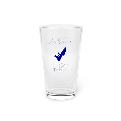 West  Virginia  Lake  Sherwood  16oz  Pint  Glass  front  position  view  from  front  16oz.webp
