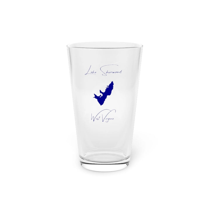 West  Virginia  Lake  Sherwood  16oz  Pint  Glass  front  position  view  from  front  16oz.webp