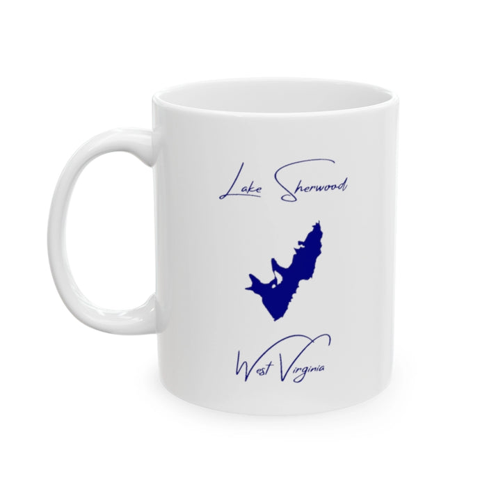 West  Virginia  Lake  Sherwood  Ceramic  Mug  other  position  view  from  left  11oz.webp