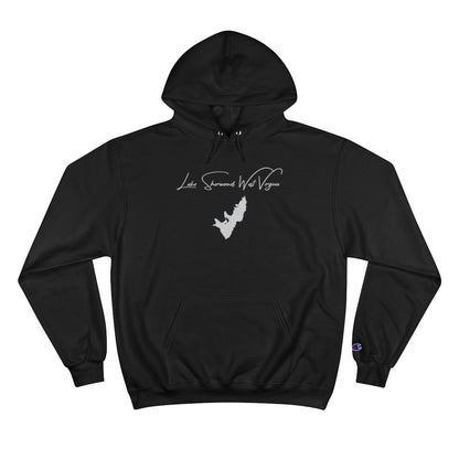 West  Virginia  Lake  Sherwood  Hoodie  front  position  view  from  front  black.webp