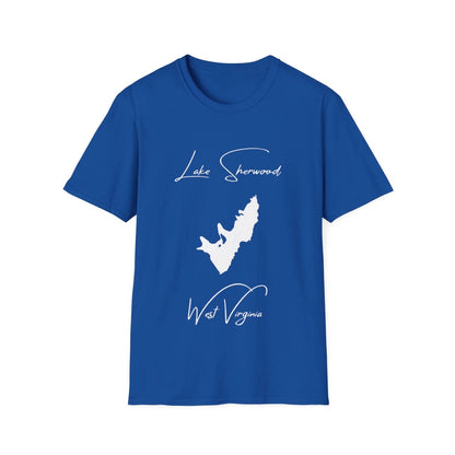 West  Virginia  Lake  Sherwood  T-shirt  front  position  view  from  front  royal.webp