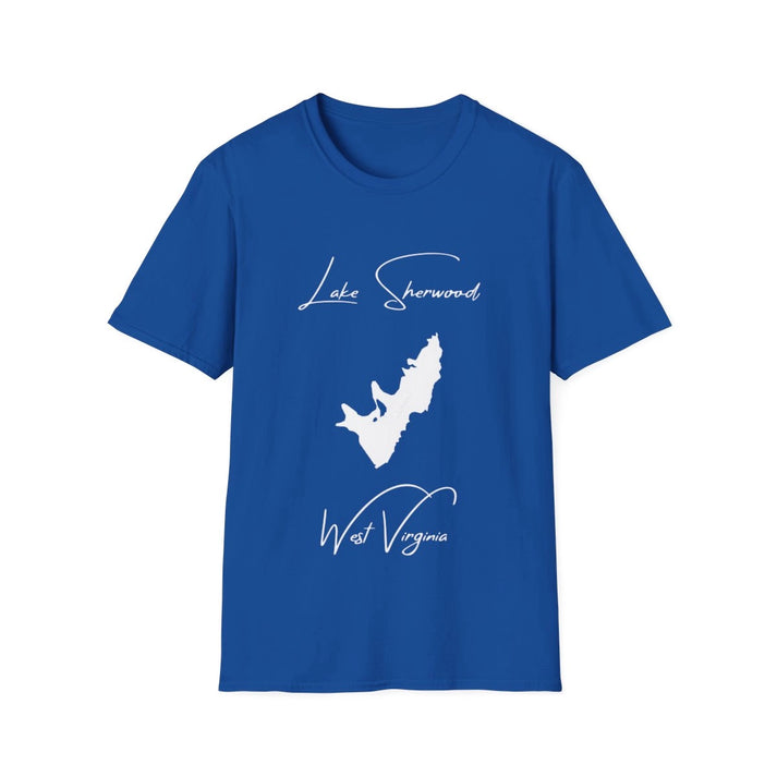 West  Virginia  Lake  Sherwood  T-shirt  front  position  view  from  front  royal.webp