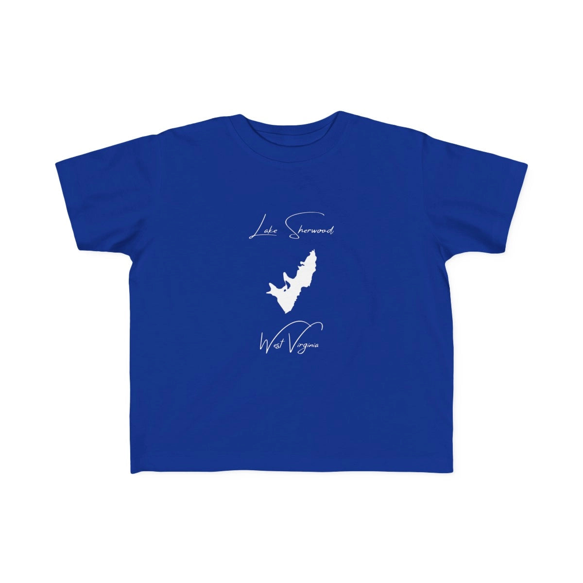 West  Virginia  Lake  Sherwood  Toddler  T-shirt  front  position  view  from  front  royal.webp
